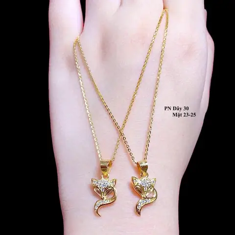 Mua Mặt Dây Chuyền Hồ Ly Vàng Tây Loại Nào Tốt Và Giá Bao Nhiêu