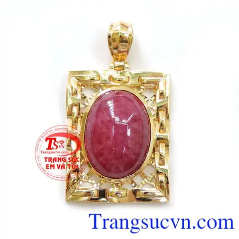 Gợi Ý Chọn Mặt Dây Chuyền Nam Đá Ruby Đỏ Sang Trọng Và Hợp Phong Thủy