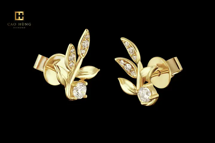 Khám Phá Các Mẫu Bông Tai Vàng 18k Đẹp Sang Trọng Và Bảng Giá Mới Nhất