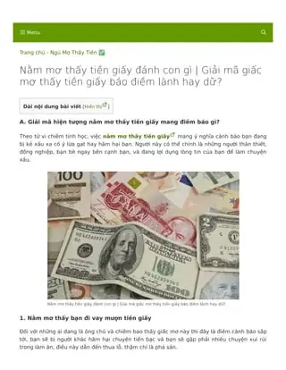 Giải Mã Giấc Mơ Thấy Ví Đầy Tiền: Ý Nghĩa, Dấu Hiệu Và Dự Đoán Tài Chính Giải Mã Giấc Mơ Thấy Ví Đầy Tiền: Ý Nghĩa, Dấu Hiệu Và Dự Đoán Tài Chính