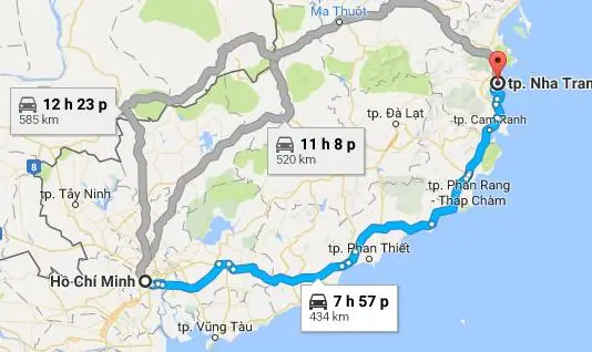 Xác Định Khoảng Cách Nha Trang Cách Sài Gòn Bao Nhiêu Km Theo Từng Phương Tiện Di Chuyển