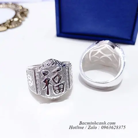 Nhẫn Bạc Nam Chữ Phúc: Đặc Điểm, Ý Nghĩa Và Hướng Dẫn Mua Lựa Chọn Thông Minh