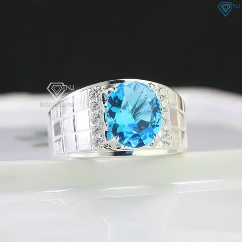 Nhẫn Nam Đá Xanh Dương: Hướng Dẫn Chọn Mẫu, Chất Liệu Và Phong Cách Phù Hợp