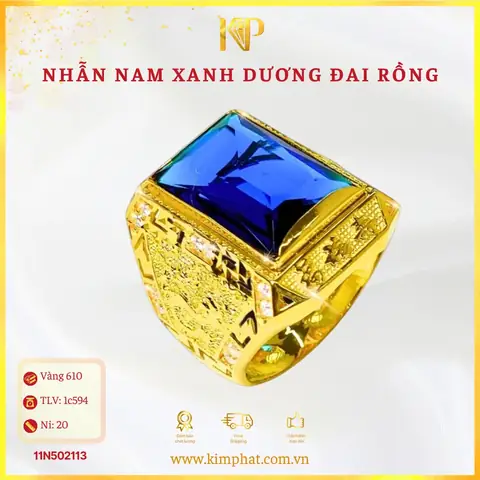 Nhẫn Nam Đá Xanh Dương: Hướng Dẫn Chọn Mẫu, Chất Liệu Và Phong Cách Phù Hợp