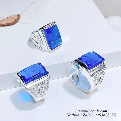 Nhẫn Nam Đá Xanh Dương: Hướng Dẫn Chọn Mẫu, Chất Liệu Và Phong Cách Phù Hợp