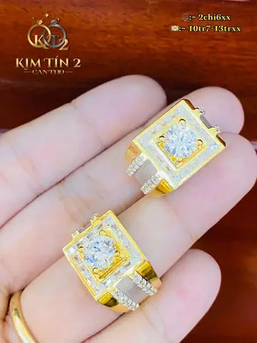 Khám Phá Nhẫn Nam Vàng 18k Hột Trắng: Mẫu Mã, Giá Và Địa Chỉ Mua Uy Tín Cho Phái Mạnh
