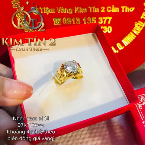 Khám Phá Nhẫn Nam Vàng 18k Hột Trắng: Mẫu Mã, Giá Và Địa Chỉ Mua Uy Tín Cho Phái Mạnh