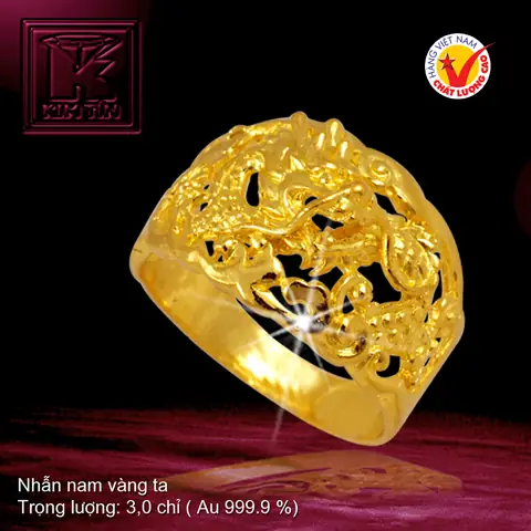 Khám Phá Các Mẫu Nhẫn Vàng 24k Nam Đẹp Tại Tphcm Cho Nam Giới