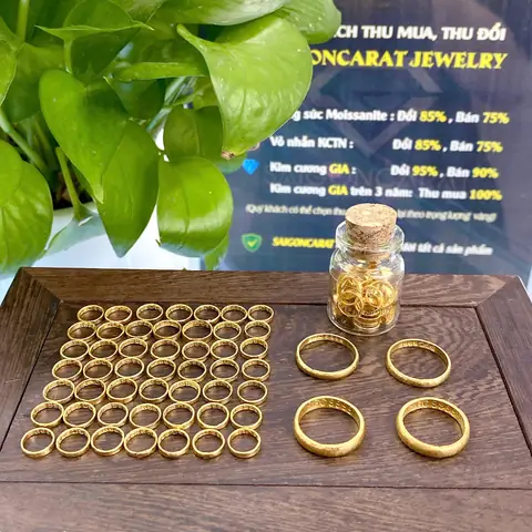 Nhẫn Vàng Trơn 24k 1 Chỉ: Giá Hôm Nay, Đặc Điểm Và Nơi Mua Uy Tín