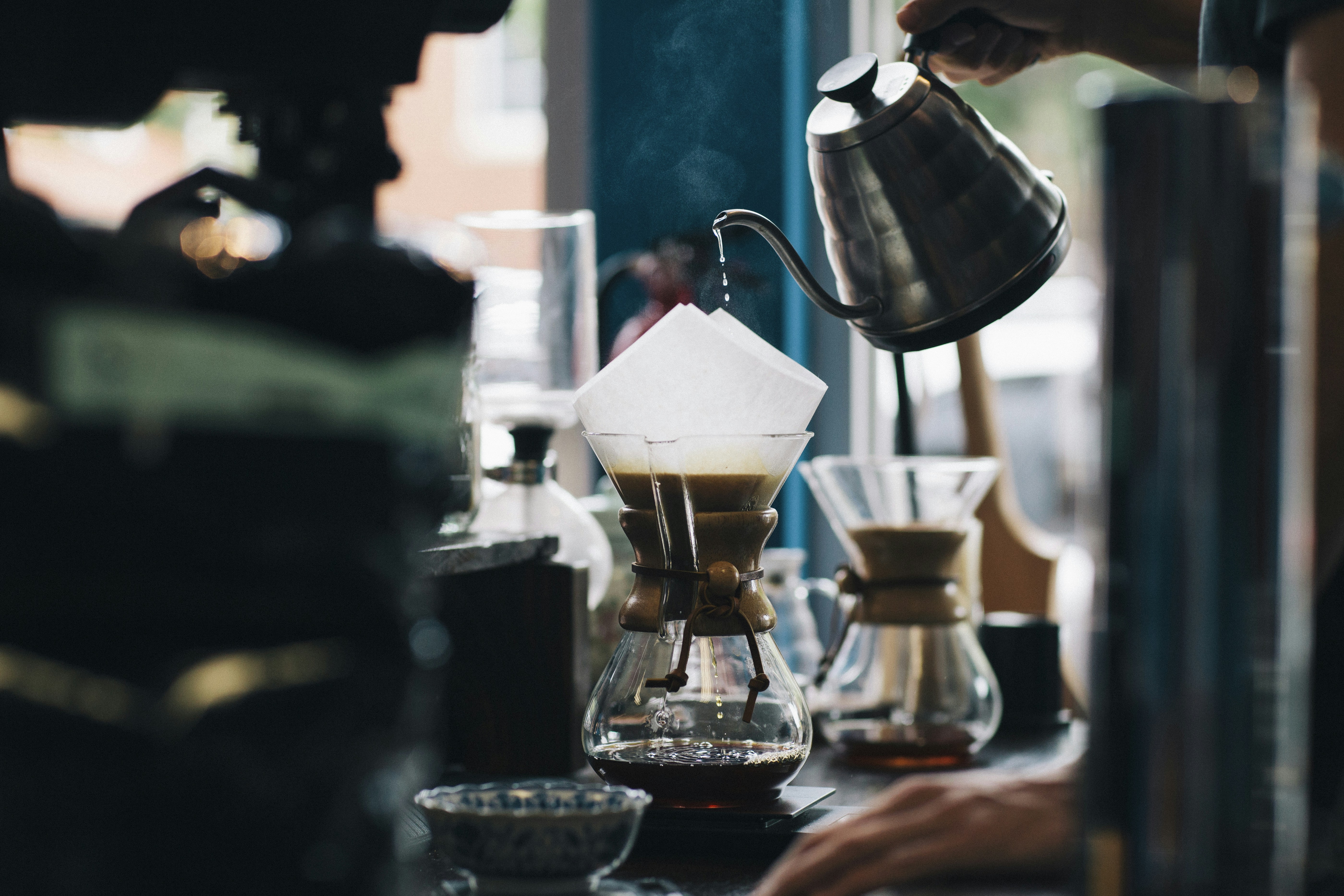 Quả cà phê đổi màu chín