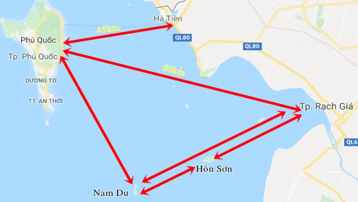 Khoảng Cách Rạch Giá – Phú Quốc: 120 Km, Thời Gian Di Chuyển, Giá Vé Và Cách Đặt Vé