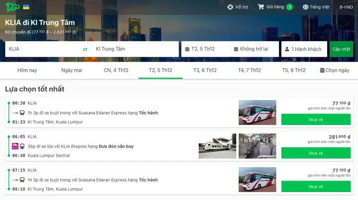 Hướng Dẫn Di Chuyển Từ Sân Bay Kuala Lumpur Về Trung Tâm: Khoảng Cách Và Phương Tiện