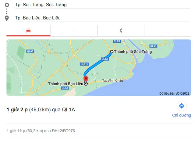 Từ Sóc Trăng Đi Bạc Liêu Bao Nhiêu Km? Cập Nhật Khoảng Cách Và Phương Tiện Di Chuyển