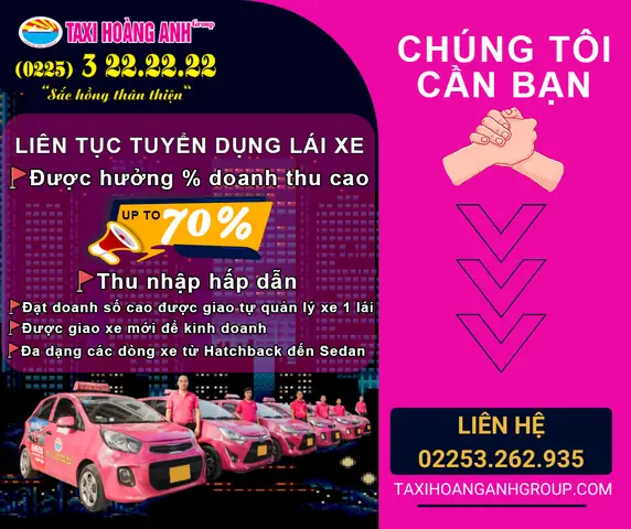 Cập Nhật Tuyển Dụng Taxi Hoàng Anh Hải Phòng: Vị Trí, Yêu Cầu Và Cách Ứng Tuyển Cập Nhật Tuyển Dụng Taxi Hoàng Anh Hải Phòng: Vị Trí, Yêu Cầu Và Cách Ứng Tuyển