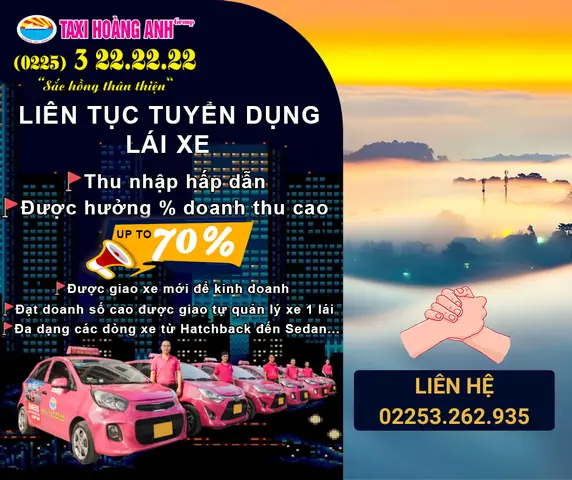 Cập Nhật Tuyển Dụng Taxi Hoàng Anh Hải Phòng: Vị Trí, Yêu Cầu Và Cách Ứng Tuyển Cập Nhật Tuyển Dụng Taxi Hoàng Anh Hải Phòng: Vị Trí, Yêu Cầu Và Cách Ứng Tuyển
