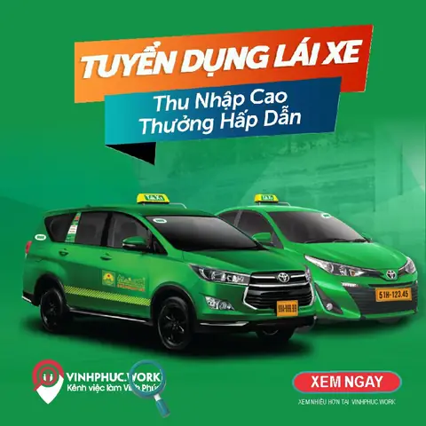 Taxi Thiên Đức Vĩnh Phúc Tuyển Lái Xe: Thủ Tục Nhanh, Đào Tạo Miễn Phí Cho Lái Mới Taxi Thiên Đức Vĩnh Phúc Tuyển Lái Xe: Thủ Tục Nhanh, Đào Tạo Miễn Phí Cho Lái Mới