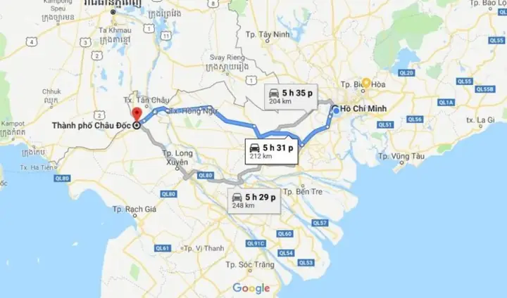 Từ Tphcm Đi Châu Đốc Mất Bao Nhiêu Tiếng? Cập Nhật Quãng Đường Và Thời Gian Thực Tế Từ Tphcm Đi Châu Đốc Mất Bao Nhiêu Tiếng? Cập Nhật Quãng Đường Và Thời Gian Thực Tế