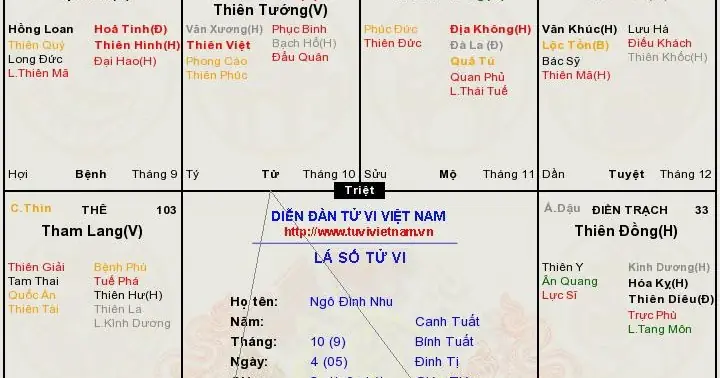 Giải Mã Tướng Số Ngô Đình Nhu: Phân Tích Mệnh Liêm Tướng Ngộ Triệt Và Diễn Biến Vận Mệnh