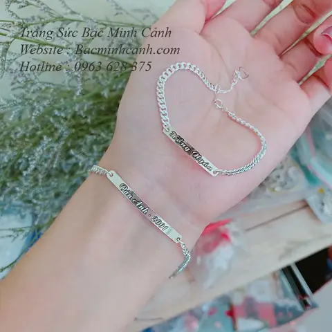Mua Vòng Tay Bạc Khắc Chữ: Hướng Dẫn Chọn Mẫu, Đặt Thiết Kế Và Mua Ở Đâu Uy Tín