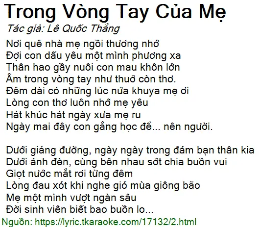Lời Bài Hát “vòng Tay Của Ba Mẹ” + Ý Nghĩa Sâu Sắc Cho Phụ Huynh