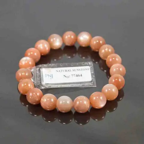 Tìm Hiểu Ý Nghĩa Phong Thủy Và Cách Chọn Vòng Tay Đá Mặt Trời (sunstone) Chuẩn Tự Nhiên