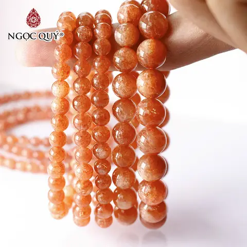 Tìm Hiểu Ý Nghĩa Phong Thủy Và Cách Chọn Vòng Tay Đá Mặt Trời (sunstone) Chuẩn Tự Nhiên