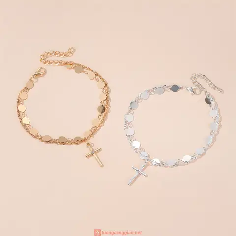 Chọn Mua Vòng Tay Thánh Giá Nữ: Các Loại Lắc Tay Công Giáo Từ Bạc 925 Đến Vàng 18k