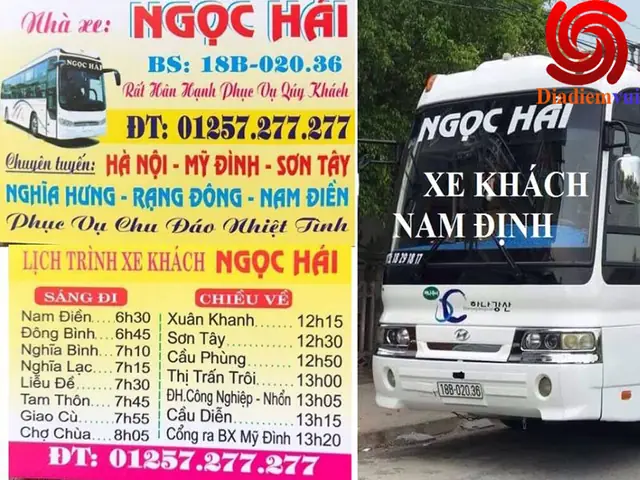 Xe Khách Đến Nam Định: Lịch Trình, Giá Vé Và Cách Đặt Vé Nhanh Chóng Xe Khách Đến Nam Định: Lịch Trình, Giá Vé Và Cách Đặt Vé Nhanh Chóng