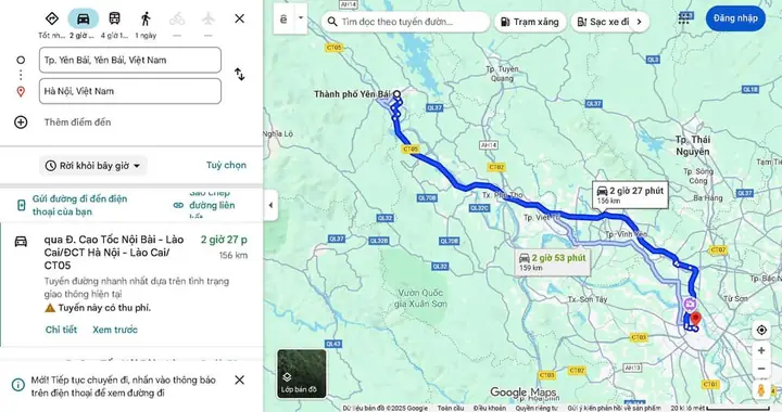 Khoảng Cách Hà Nội – Yên Bái: 155 Km, Thời Gian Di Chuyển Và Các Tuyến Đường
