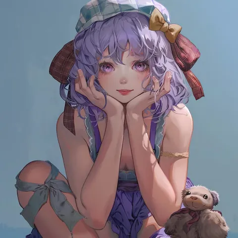 100+ Ảnh Anime Các Cô Gái Ôm Thú Bông Đáng Yêu Siêu Chill