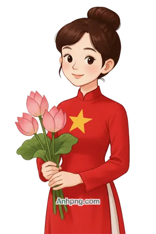 100+ Ảnh Cô Gái Áo Dài Hoạt Hình Việt Nam Cực Đẹp Full 4k