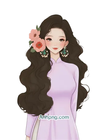 100+ Ảnh Cô Gái Áo Dài Hoạt Hình Việt Nam Cực Đẹp Full 4k