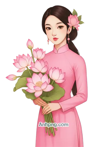 100+ Ảnh Cô Gái Áo Dài Hoạt Hình Việt Nam Cực Đẹp Full 4k