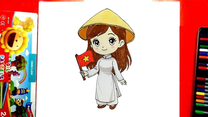 100+ Ảnh Cô Gái Áo Dài Hoạt Hình Việt Nam Cực Đẹp Full 4k
