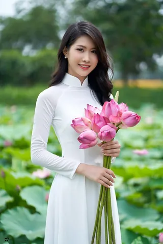 100+ Ảnh Cô Gái Hái Sen Đẹp Nhất, Hình Nền Chụp Sen Tây Hồ Cực Chill