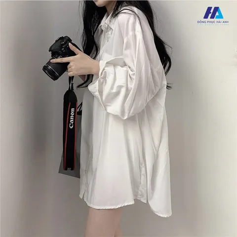100+ Ảnh Con Gái Mặc Sơ Mi Trắng Rộng 4k, Hình Nền Oversize Đẹp