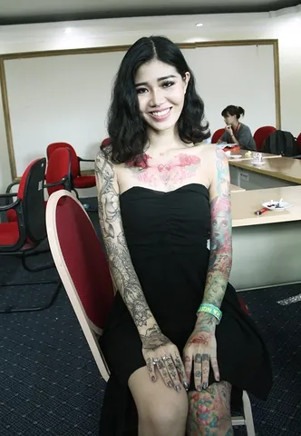 100+ Ảnh Con Gái Xăm Nghệ Thuật Hoạt Hình Cực Chất, 100+ Hình Ảnh Anime Girl Tattoo Đẹp Mê Ly