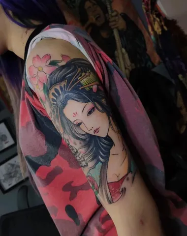 100+ Ảnh Con Gái Xăm Nghệ Thuật Hoạt Hình Cực Chất, 100+ Hình Ảnh Anime Girl Tattoo Đẹp Mê Ly