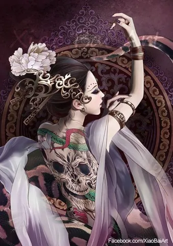 100+ Ảnh Con Gái Xăm Nghệ Thuật Hoạt Hình Cực Chất, 100+ Hình Ảnh Anime Girl Tattoo Đẹp Mê Ly