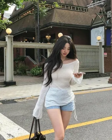 100+ Ảnh Gái Hàn Mặc Quần Ngắn Cực Chất, Hình Nền Đẹp Mắt Chưa Từng Có