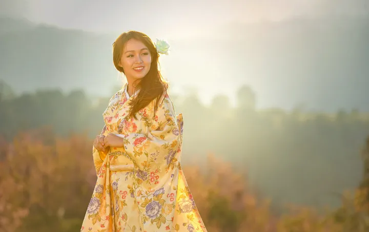 100+ Ảnh Gái Hàn Quốc Mặc Kimono Đẹp Mắt, Hình Nền Kimono 4k Chill