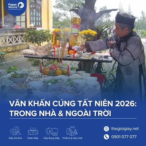 Văn Khấn Cúng Tất Niên Đầy Đủ Nhất: Bài Khấn Trong Nhà, Ngoài Trời, Kinh Doanh & Giờ Cúng Chi Tiết Năm 2025