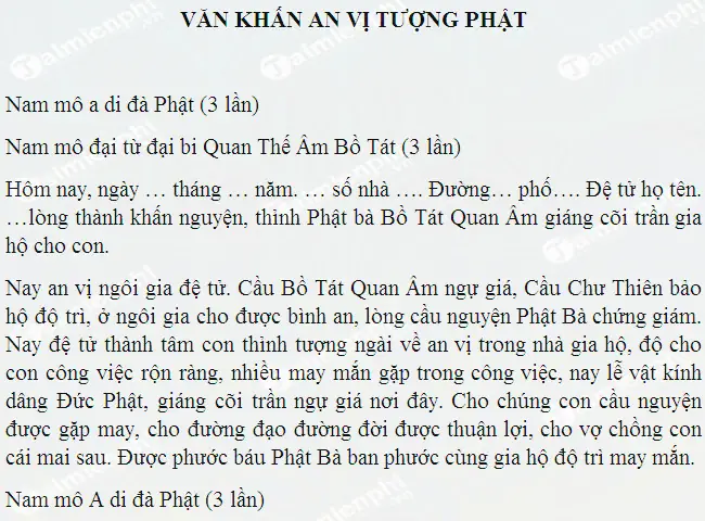 Bài Cúng An Vị Tượng Phật Tại Gia Chuẩn Chỉnh: Nghi Thức, Văn Khấn Đầy Đủ & Cách Làm Bước Đi Bước