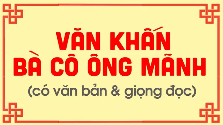 Văn Khấn Cúng Bà Cô Ông Mãnh Rằm Tháng 7 Đầy Đủ Nhất: Lễ Vật, Vàng Mã, Thứ Tự Cúng Chi Tiết