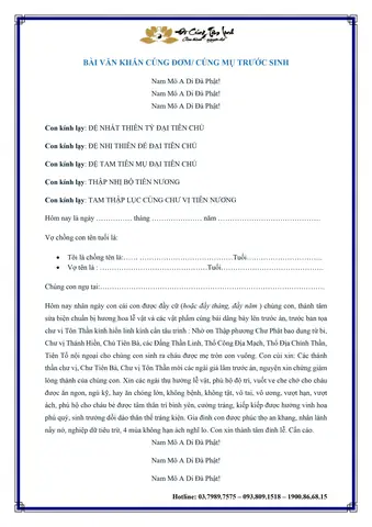 Hướng Dẫn Cúng Mụ Trước Sinh (đôm Lẻ) Chi Tiết: Mâm Cúng, Văn Khấn, Quy Trình Và Ý Nghĩa Hướng Dẫn Cúng Mụ Trước Sinh (đôm Lẻ) Chi Tiết: Mâm Cúng, Văn Khấn, Quy Trình Và Ý Nghĩa