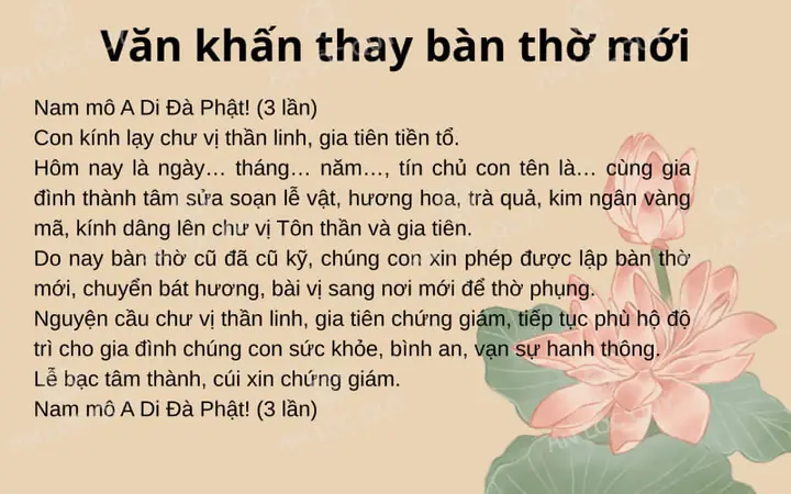 Tổng Hợp Bài Cúng, Văn Khấn Bàn Thờ Gia Tiên Đầy Đủ Nhất: Hàng Ngày, Các Dịp Lễ, Tết Và Nghi Thức Chuẩn