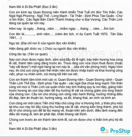 Mẫu Văn Khấn Cúng Chuyển Nhà Ngắn Gọn, Đơn Giản Chuẩn Phục Truyền Thống (kèm Mâm Cúng & Thứ Tự Lễ)