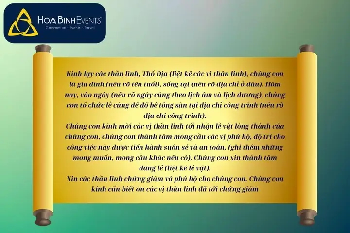 Bài Văn Khấn Cúng Đổ Bê Tông Sàn, Mái Nhà Chuẩn Nhất & Lễ Vật, Nghi Thức Chi Tiết