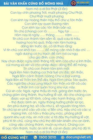 Hướng Dẫn Cúng Đổ Móng Nhà Đầy Đủ: Văn Khấn, Mâm Cúng, Thủ Tục Và Giờ Hoàng Đạo Chuẩn Nhất Hướng Dẫn Cúng Đổ Móng Nhà Đầy Đủ: Văn Khấn, Mâm Cúng, Thủ Tục Và Giờ Hoàng Đạo Chuẩn Nhất