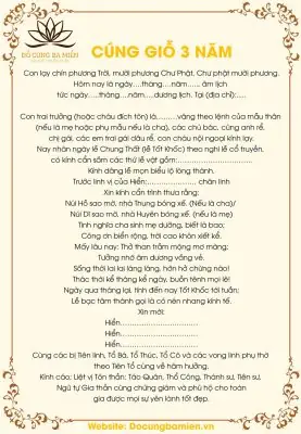 Bài Cúng Giỗ Hết Tang Mẹ (đại Tường): Văn Khấn Chuẩn Cổ Truyền, Lễ Vật & Nghi Thức Mân Tang Chi Tiết